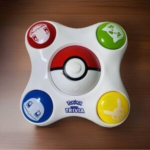 Pokemon Trivia Game with Red, Green, Blue, Yellow Buttons